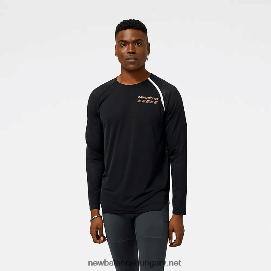 New Balance 6XH8F01751 férfiak accelerate pacer hosszú ujjú