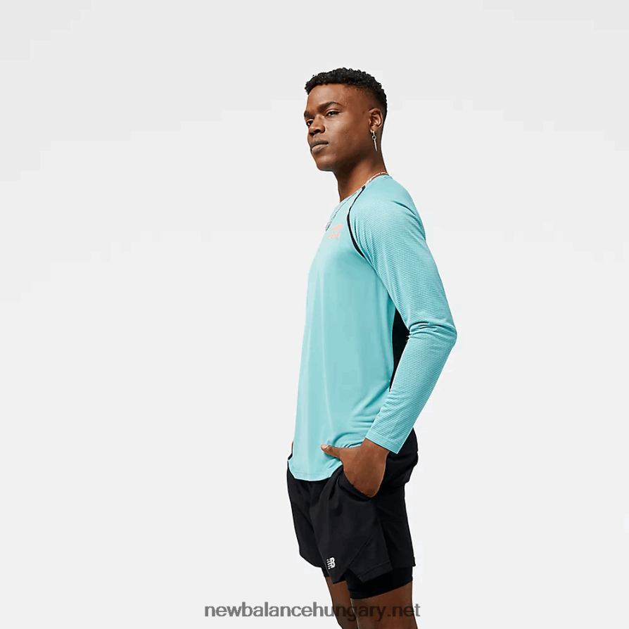 New Balance 6XH8F01752 férfiak accelerate pacer hosszú ujjú