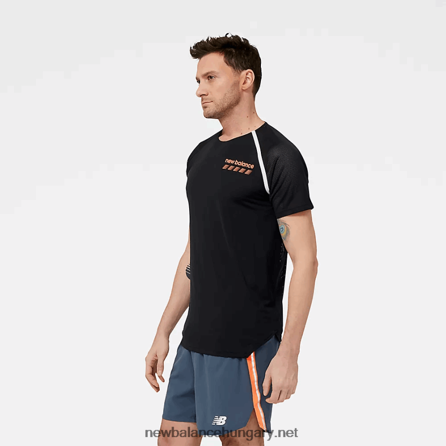 New Balance 6XH8F01792 férfiak accelerate pacer rövid ujjú