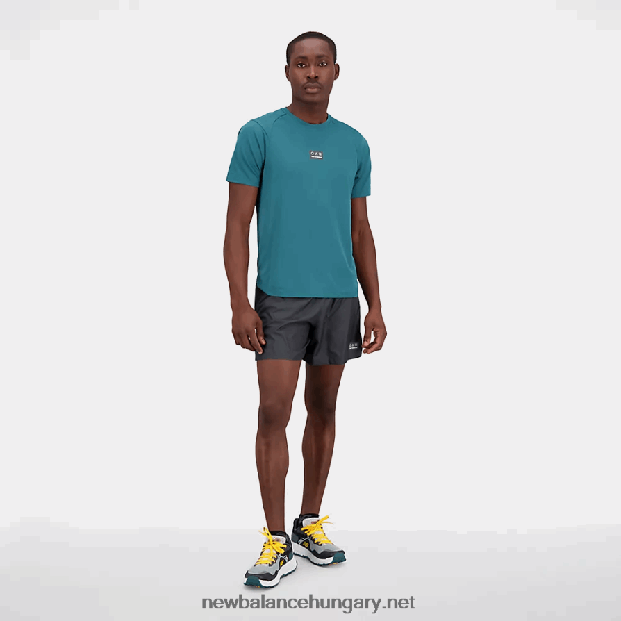 New Balance 6XH8F01851 férfiak ütőfutás az n-szellőzős rövid ujjúnál