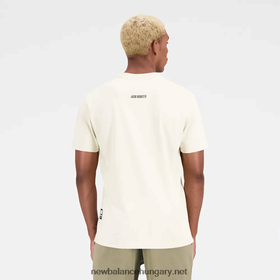 New Balance 6XH8F01923 férfiak atlétika jacob rochester futók pamut dzsörzé póló
