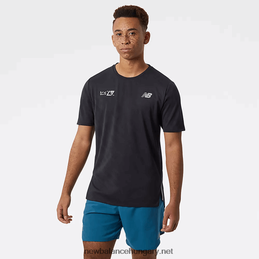 New Balance 6XH8F02017 férfiak londoni elfogadás q speed jacquard rövid ujjú