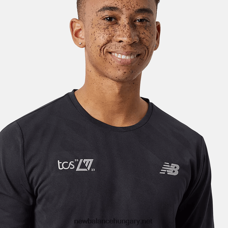 New Balance 6XH8F02017 férfiak londoni elfogadás q speed jacquard rövid ujjú