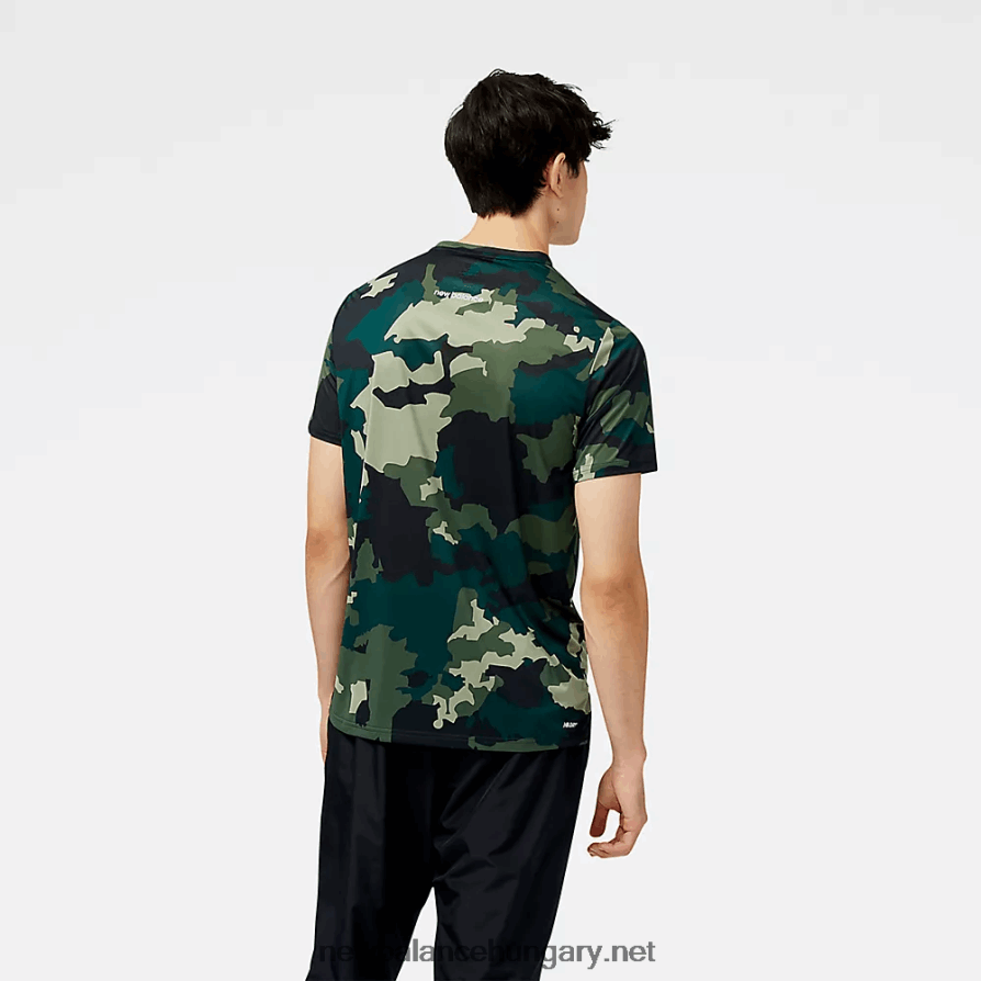 New Balance 6XH8F02058 férfiak nyomott gyorsított rövid ujjú