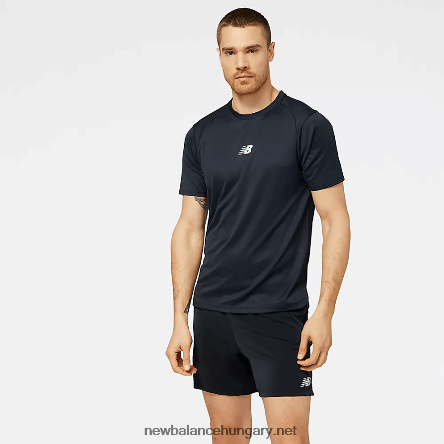 New Balance 6XH8F0350 férfiak ütőfutás az n-szellőzős rövid ujjúnál