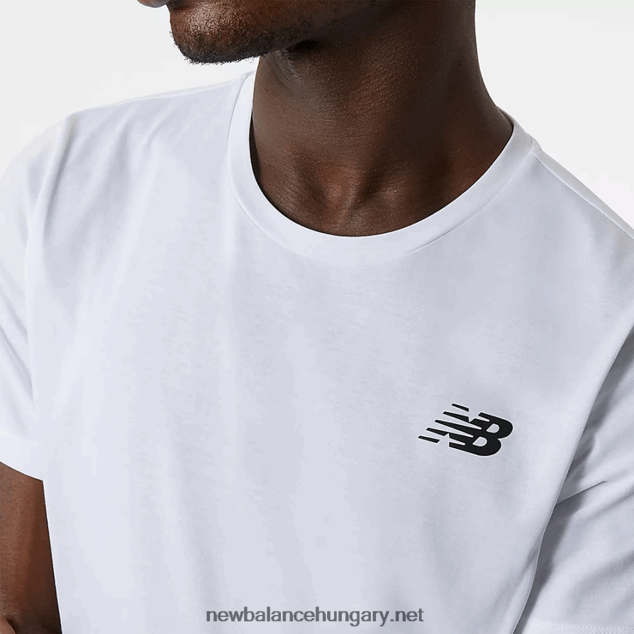 New Balance 6XH8F0374 férfiak heathertech póló