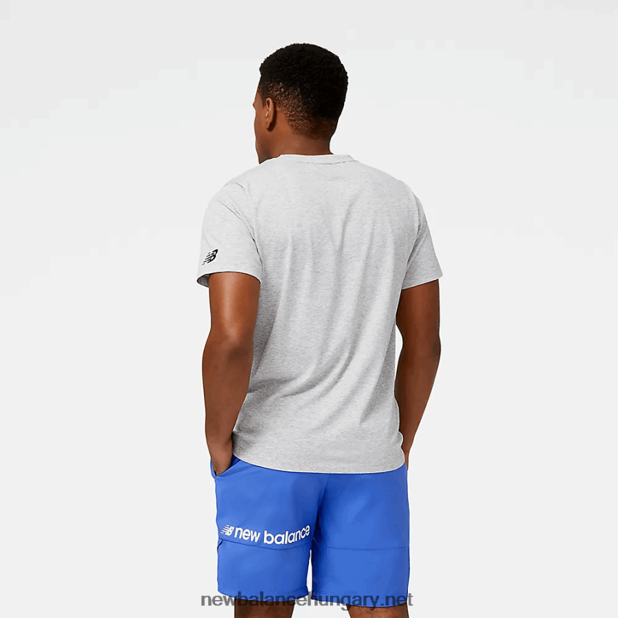 New Balance 6XH8F0395 férfiak grafikus heathertech póló