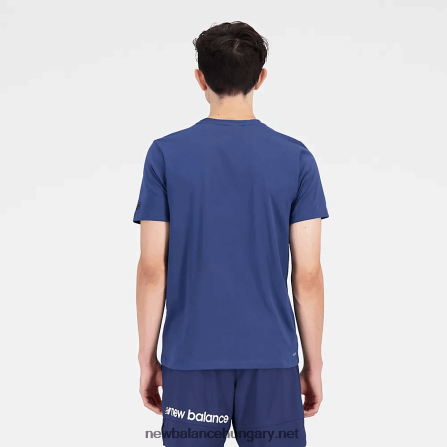 New Balance 6XH8F0396 férfiak grafikus heathertech póló