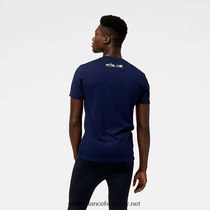 New Balance 6XH8F04815 férfiak futni az életért borough grafikus rövid ujjú