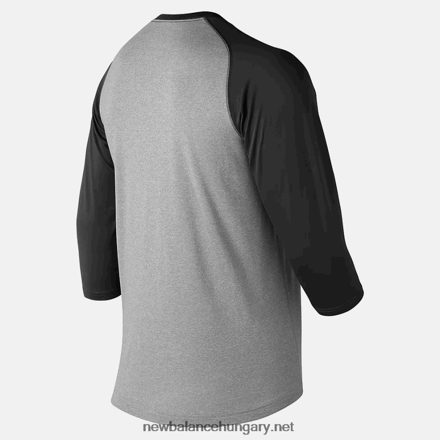 New Balance 6XH8F04826 férfiak 3/4-es baseball raglán felső