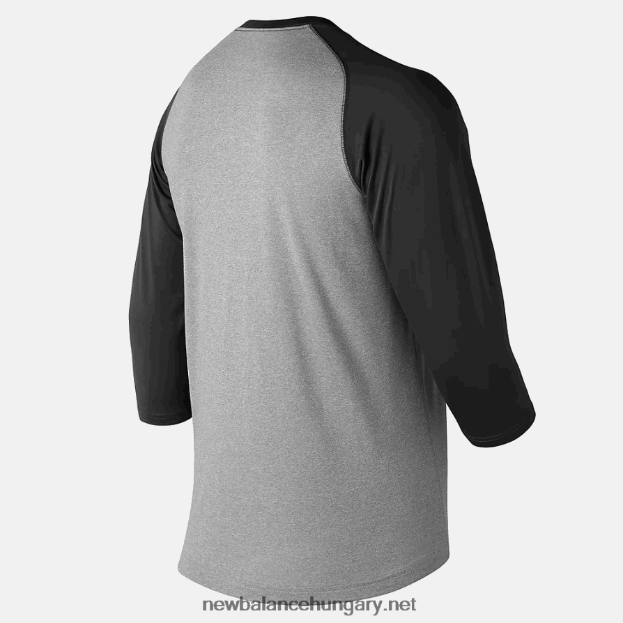 New Balance 6XH8F04826 férfiak 3/4-es baseball raglán felső
