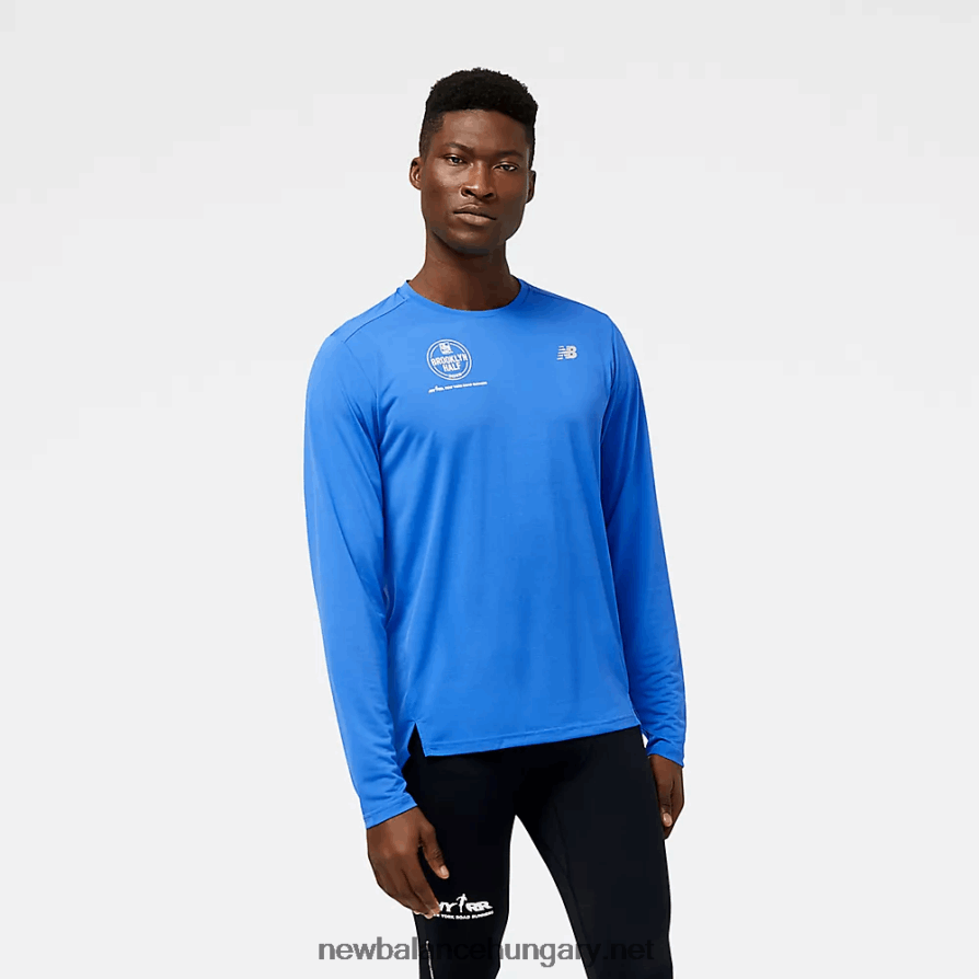 New Balance 6XH8F04839 férfiak rbc brooklyn half training accelerate long sleeve