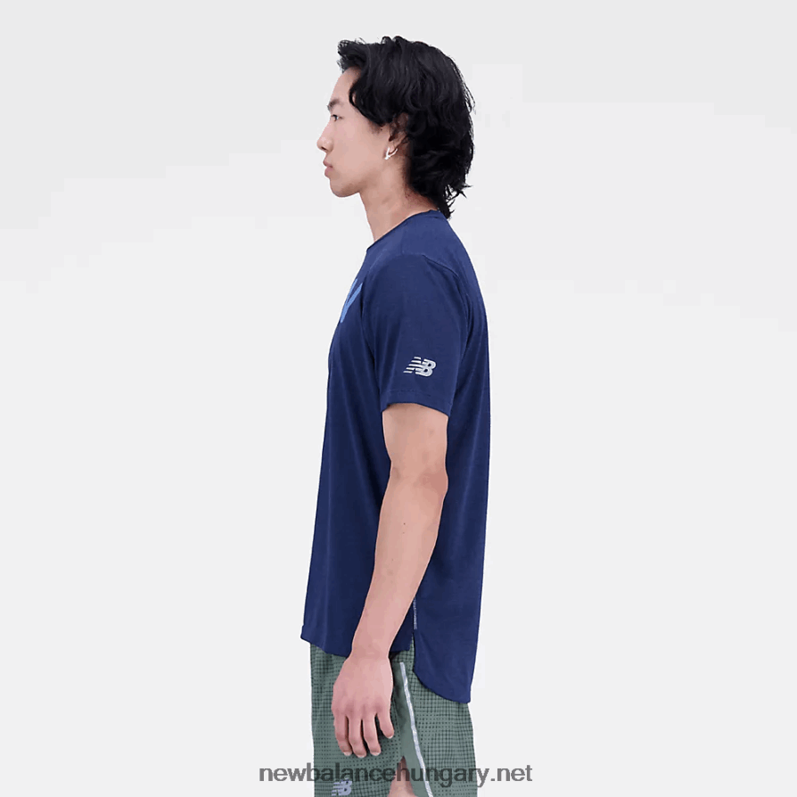 New Balance 6XH8F04840 férfiak grafikus hatású futó rövid ujjú