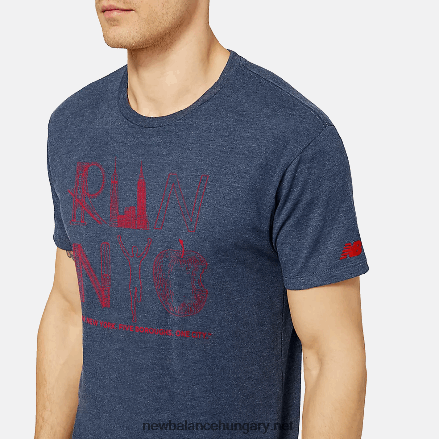 New Balance 6XH8F04864 férfiak r4l boroughs tee