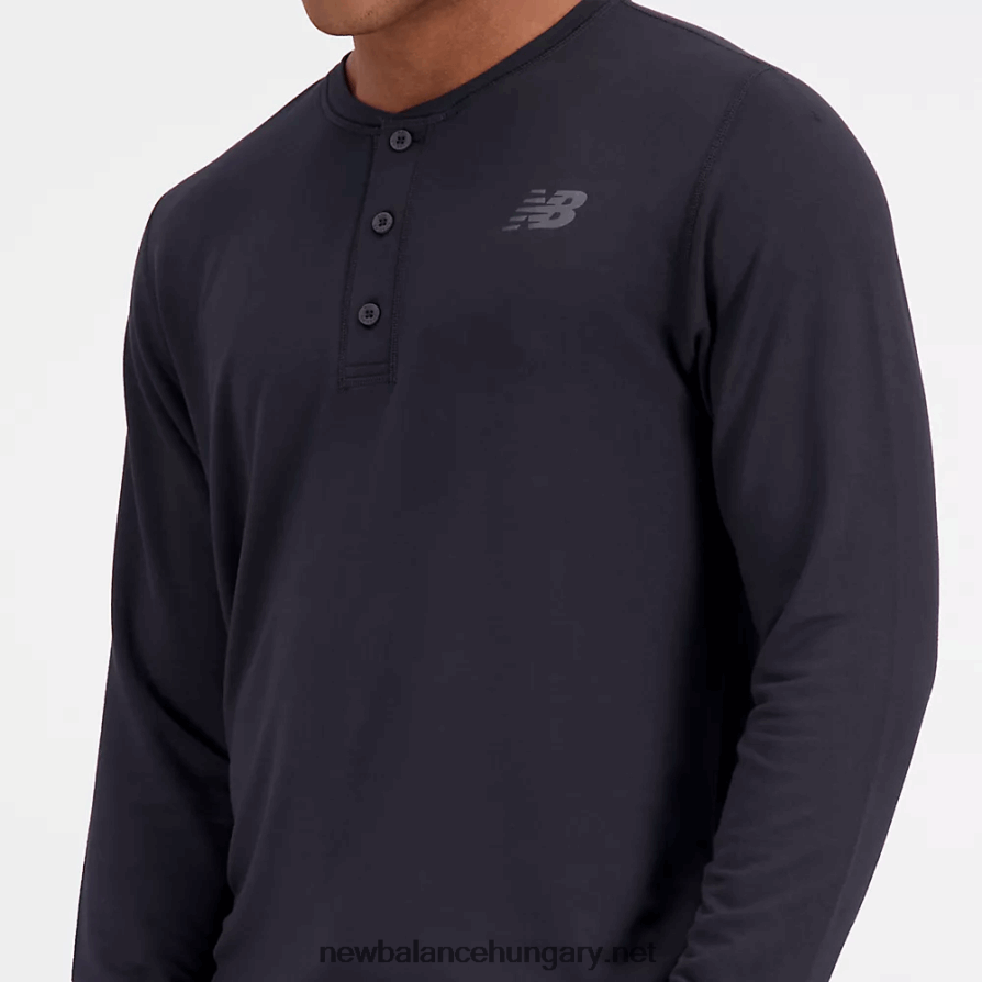 New Balance 6XH8F04883 férfiak baseball henley