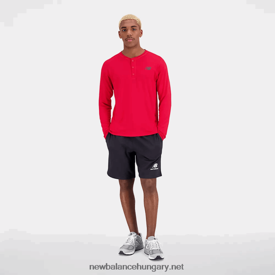 New Balance 6XH8F04884 férfiak baseball henley