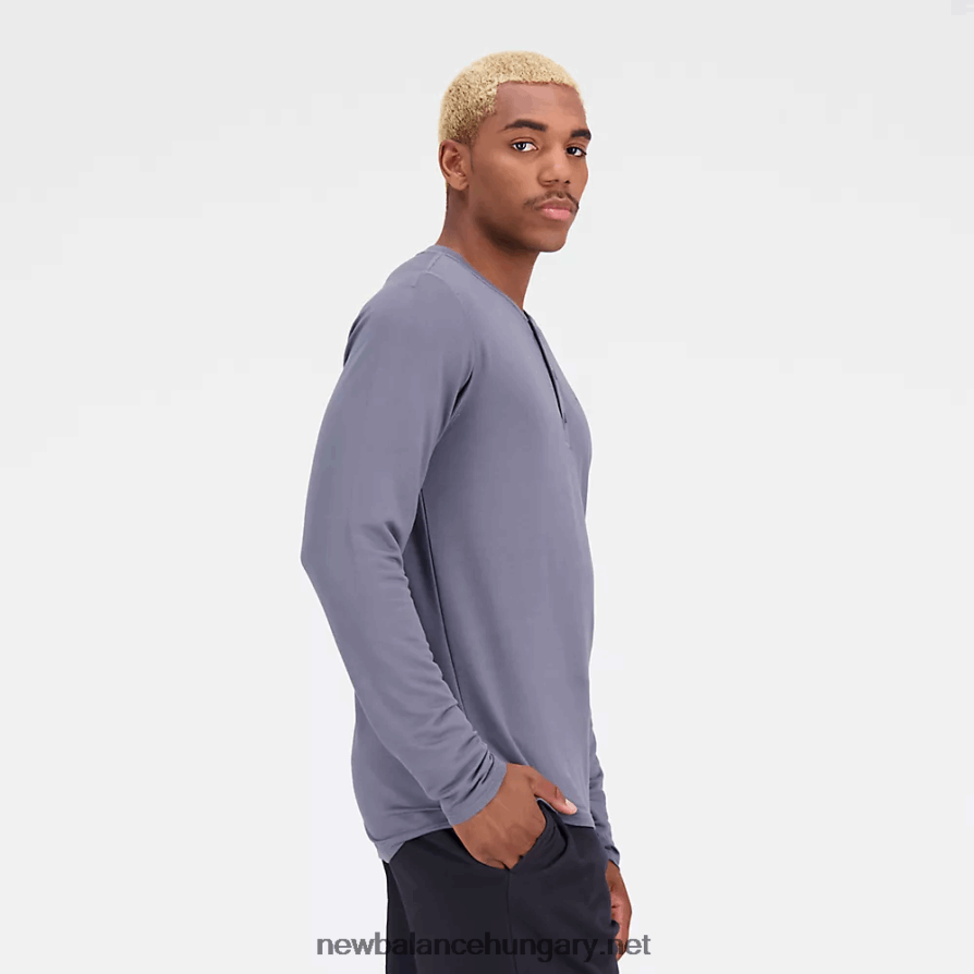 New Balance 6XH8F04885 férfiak baseball henley