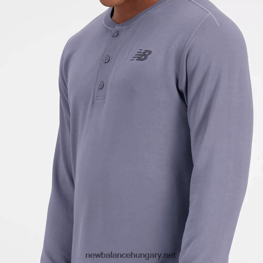 New Balance 6XH8F04885 férfiak baseball henley