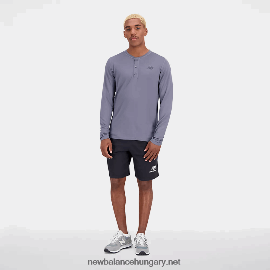 New Balance 6XH8F04885 férfiak baseball henley