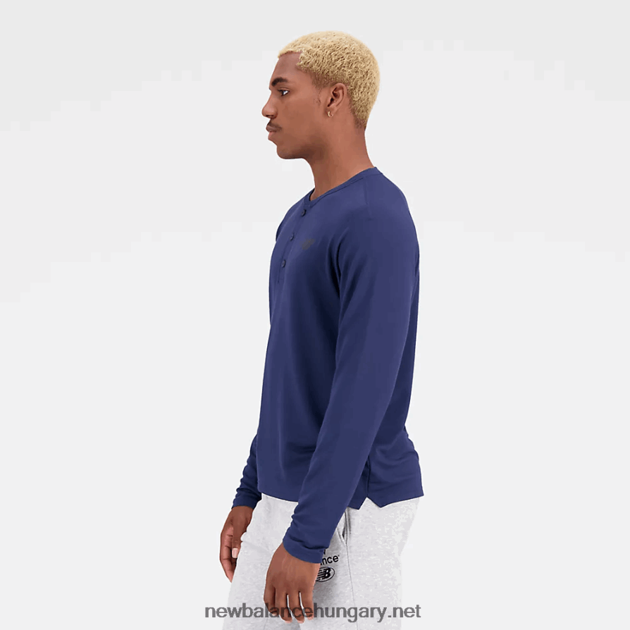 New Balance 6XH8F04886 férfiak baseball henley