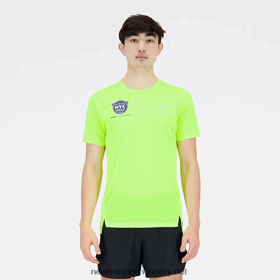 New Balance 6XH8F04901 férfiak United Airlines nyc half training accelerate short sleeve