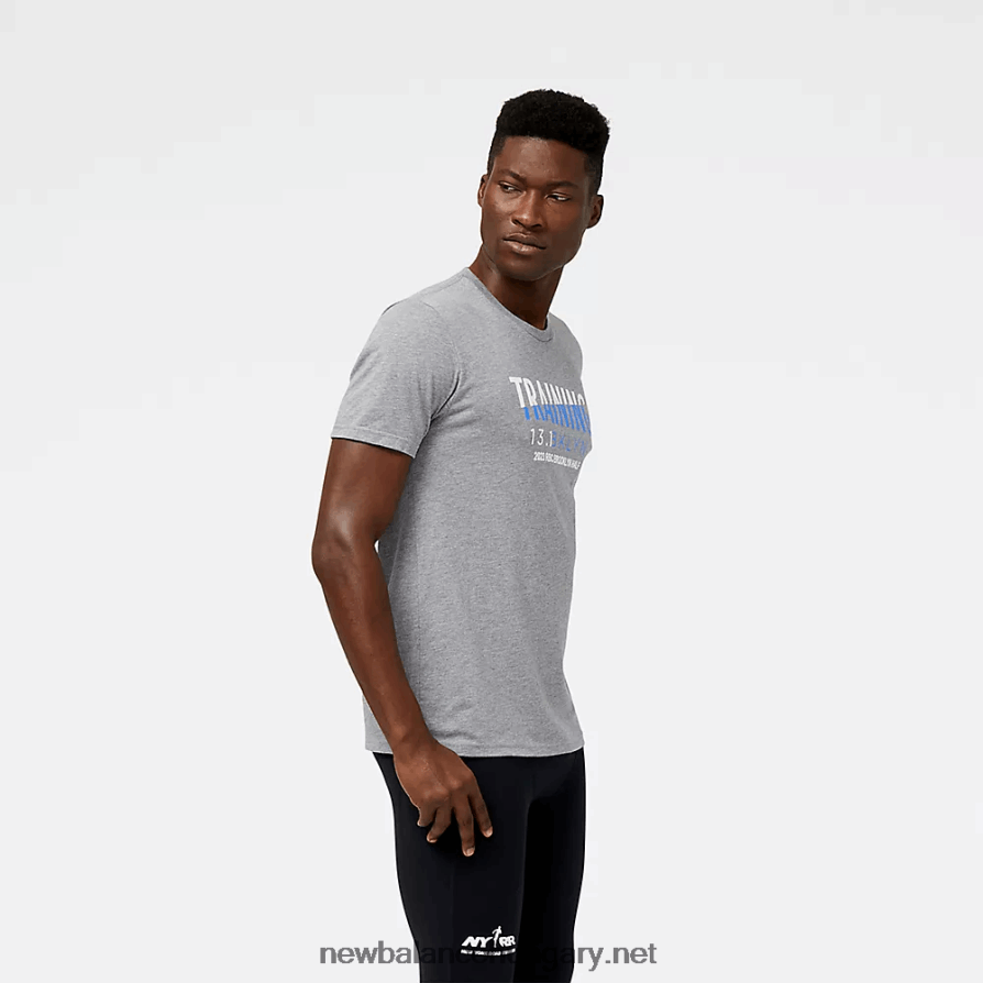 New Balance 6XH8F04944 férfiak rbc brooklyn half training grafikus rövid ujjú