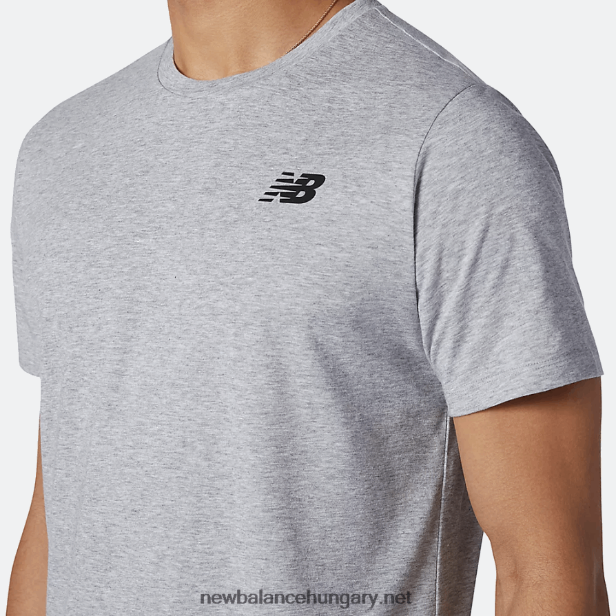 New Balance 6XH8F04951 férfiak heathertech póló
