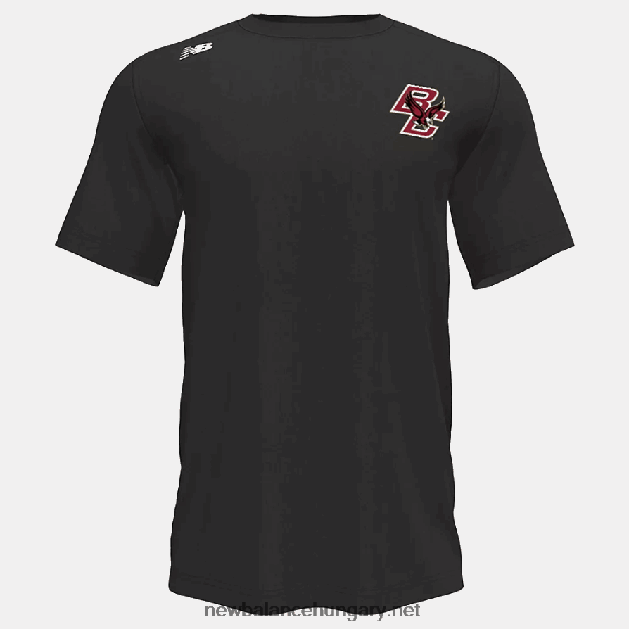 New Balance 6XH8F05019 férfiak rövid ujjú technikai póló (bostoni főiskola)