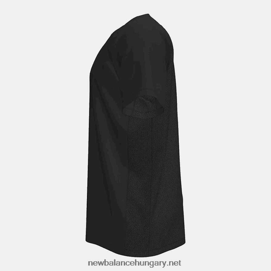 New Balance 6XH8F05023 férfiak raglan tech póló (bostoni főiskola)