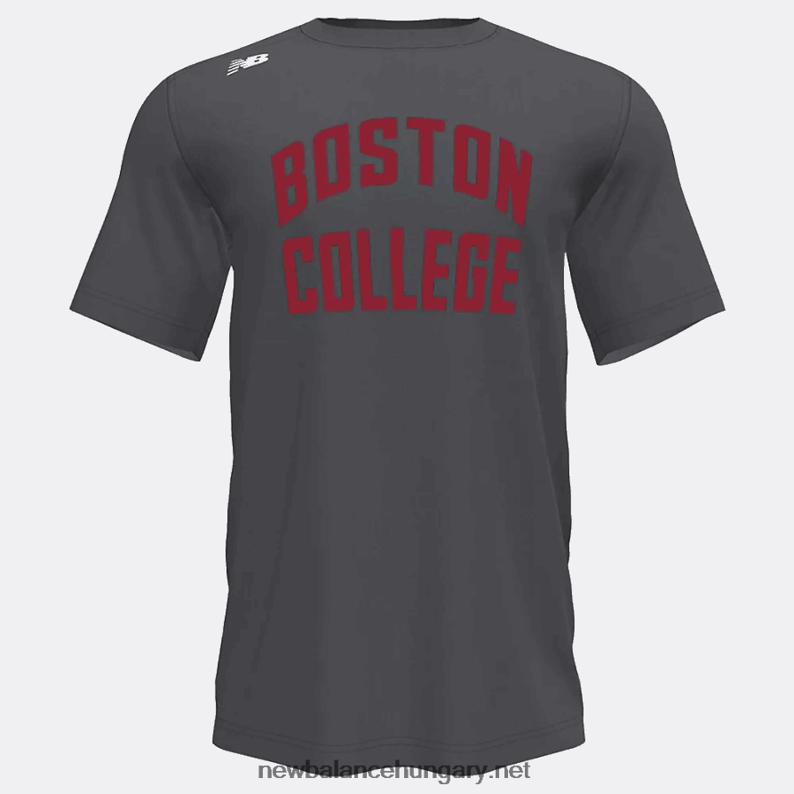 New Balance 6XH8F05024 férfiak rövid ujjú technikai póló (bostoni főiskola)