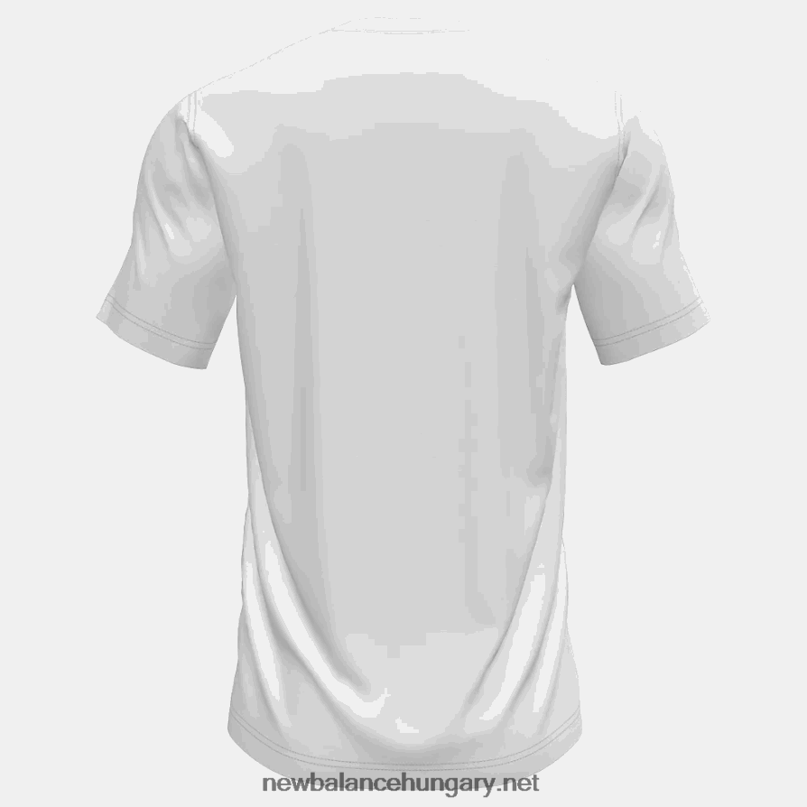 New Balance 6XH8F05026 férfiak rövid ujjú technikai póló (bostoni főiskola)