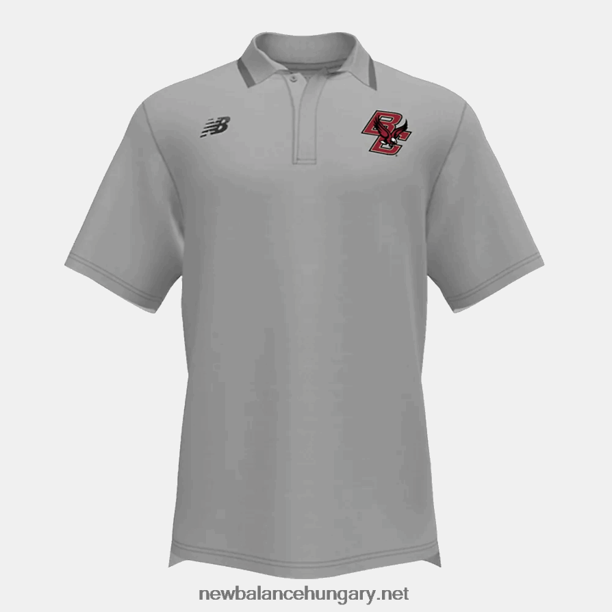 New Balance 6XH8F05031 férfiak csapat rally póló (bostoni főiskola)