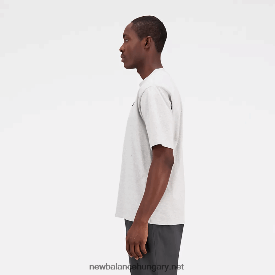 New Balance 6XH8F06547 férfiak pamutdzsörzé rövid ujjú pólónál