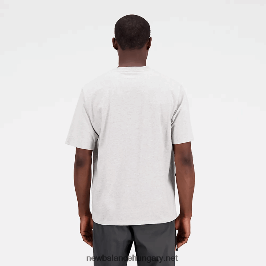 New Balance 6XH8F06547 férfiak pamutdzsörzé rövid ujjú pólónál