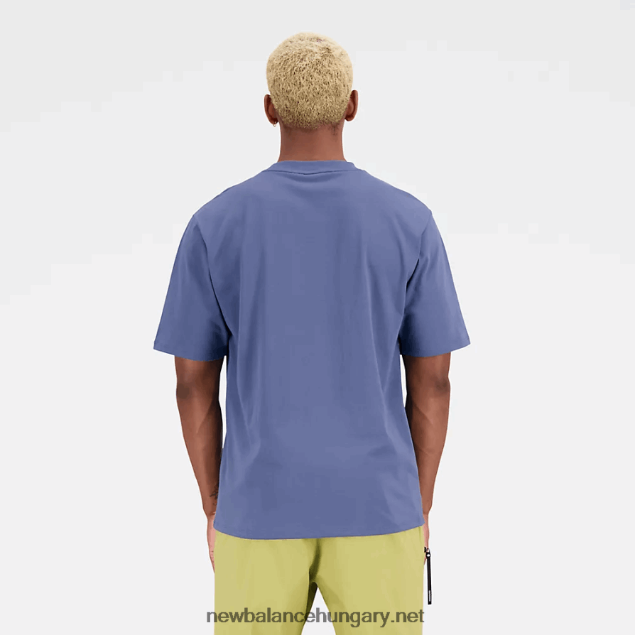 New Balance 6XH8F06554 férfiak pamutdzsörzé rövid ujjú pólónál