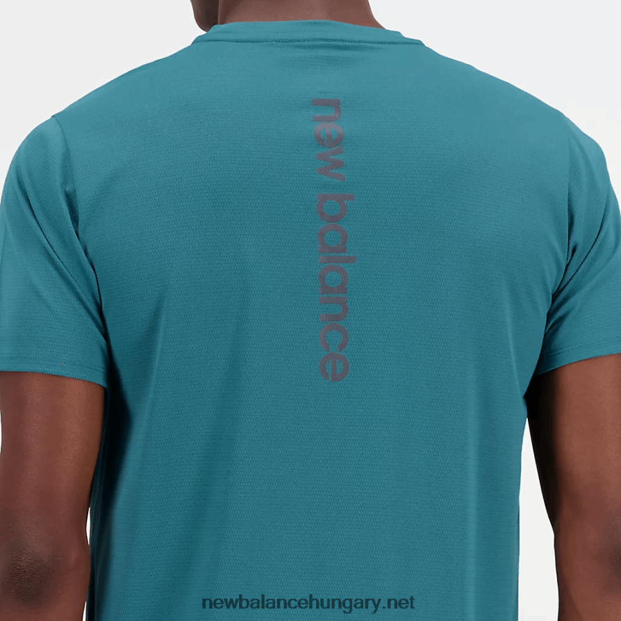 New Balance 6XH8F06632 férfiak ütőfutás az n-szellőzős rövid ujjúnál