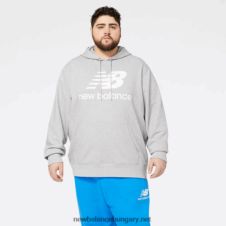 6XH8F01955 férfiak nb essentials halmozott logó po hoodie