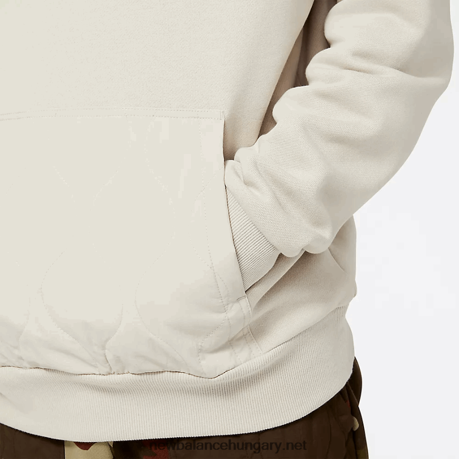 6XH8F02047 férfiak nb athletics steppelt polár kapucnis pulcsi