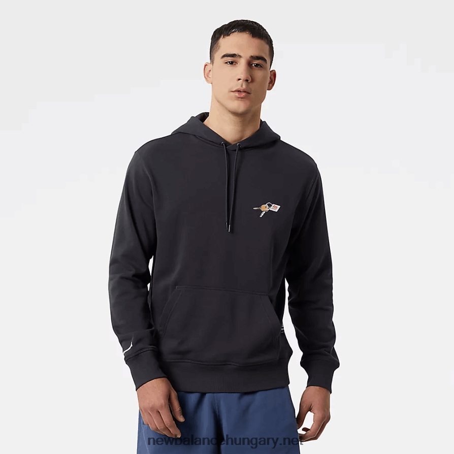 6XH8F02063 férfiak nb athletics jacob rochester kapucnis pulcsi