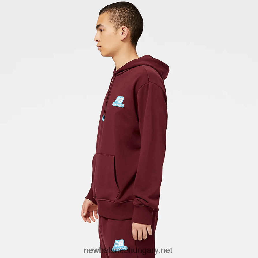 6XH8F02093 férfiak nb essentials halmozott gumi po hoodie