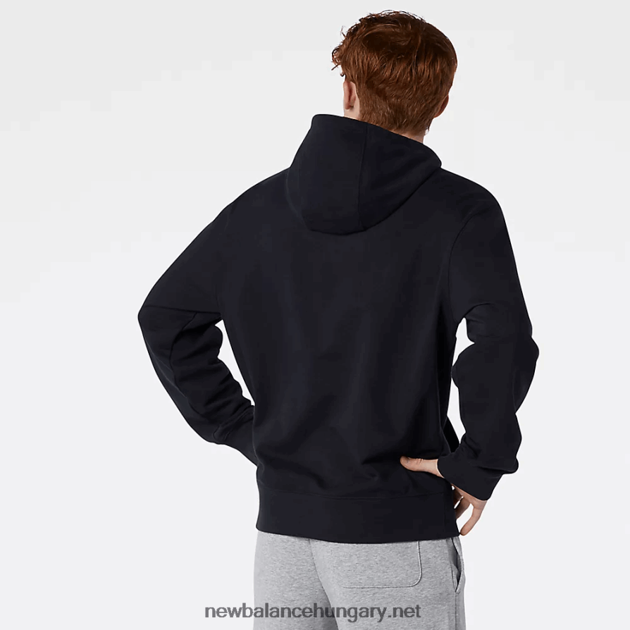 6XH8F02247 férfiak nb essentials hímzett kapucnis pulcsi