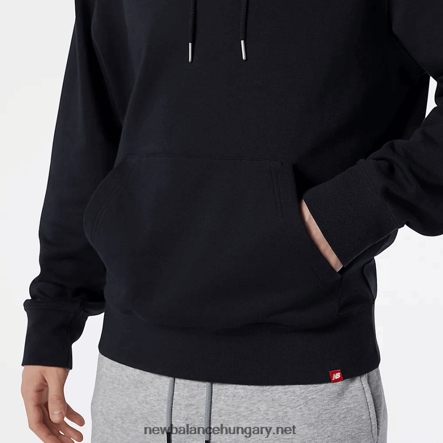 6XH8F02247 férfiak nb essentials hímzett kapucnis pulcsi