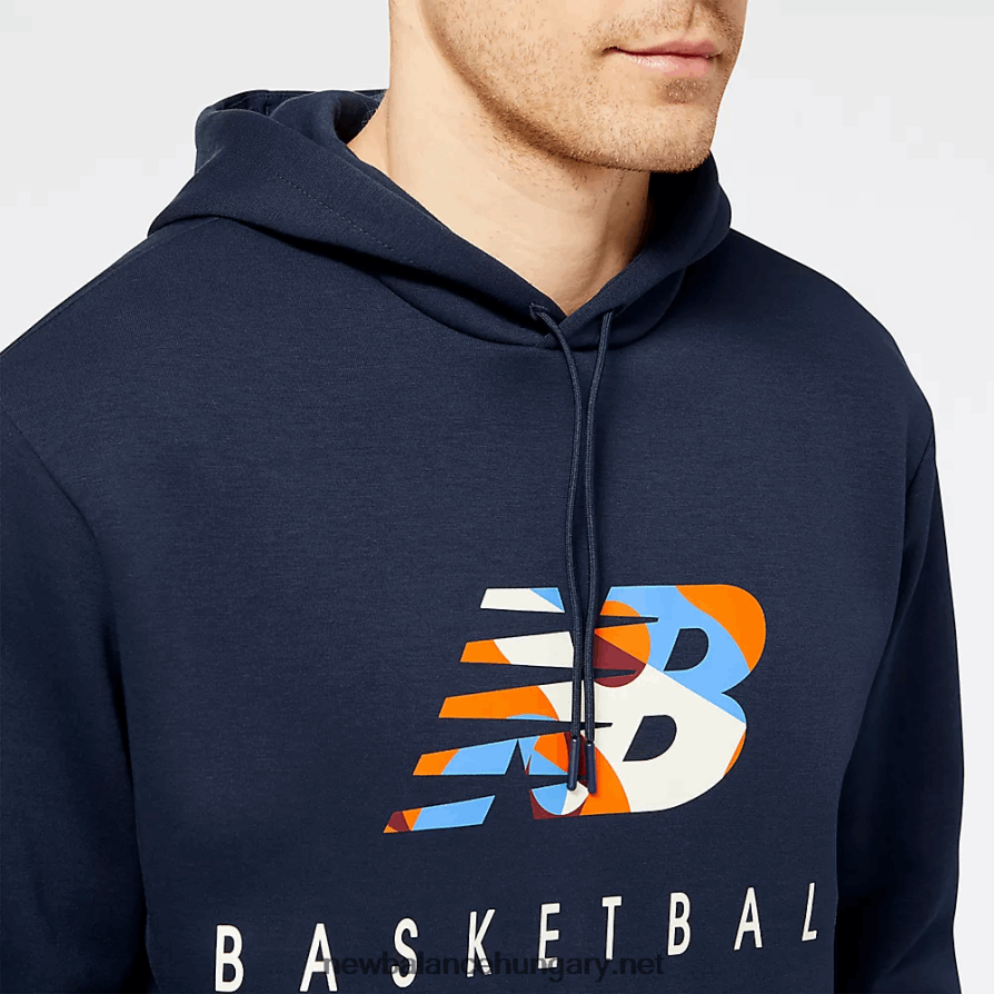 6XH8F06599 férfiak nb karika absztrakt polár kapucnis pulcsi