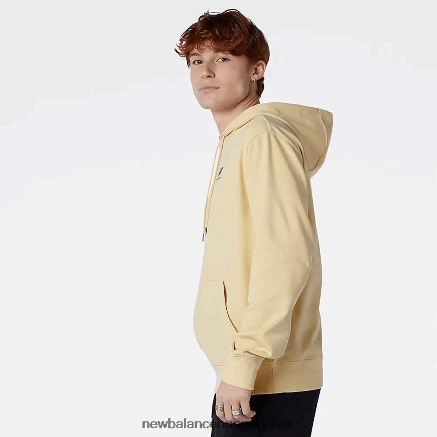 6XH8F06660 férfiak nb essentials hímzett kapucnis pulcsi