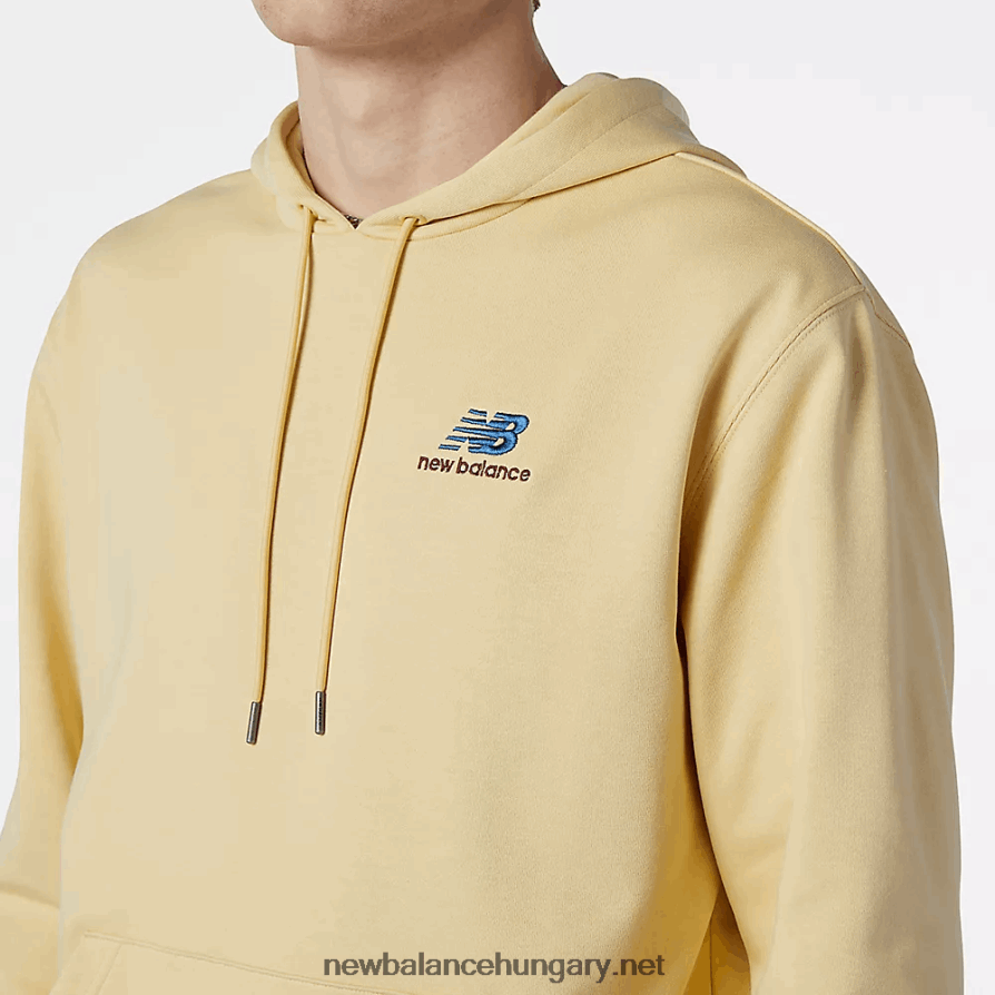 6XH8F06660 férfiak nb essentials hímzett kapucnis pulcsi