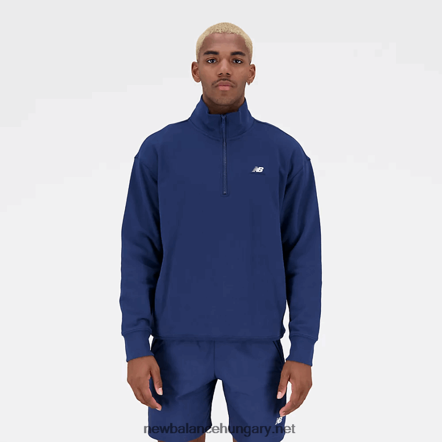 New Balance 6XH8F01569 férfiak athletics remastered francia frottír 1/4 cipzár