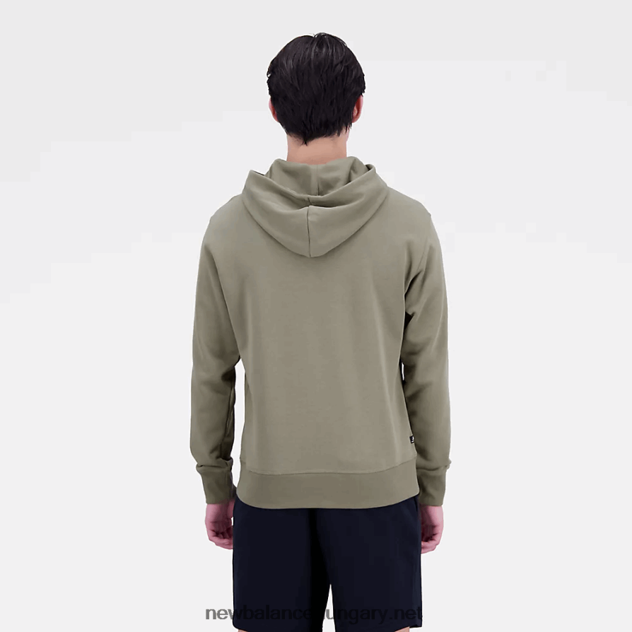 New Balance 6XH8F01743 férfiak Essentials újragondolt francia frottír kapucnis pulcsi