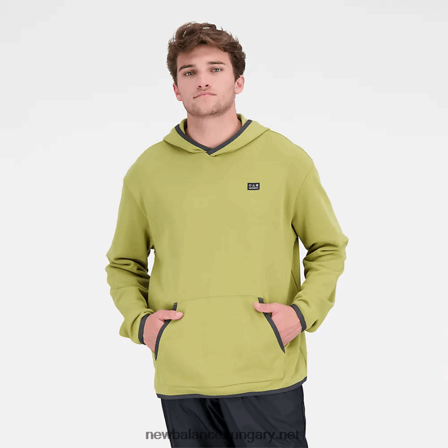 New Balance 6XH8F01809 férfiak frottír kapucnis pulcsinál