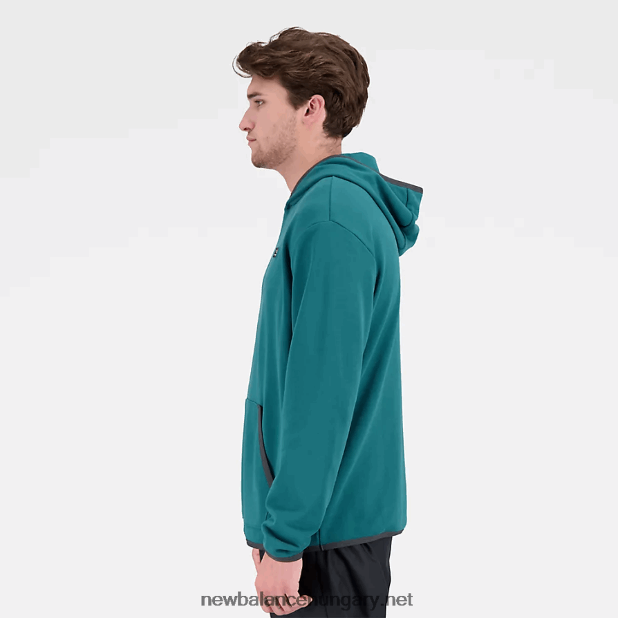 New Balance 6XH8F01810 férfiak frottír kapucnis pulcsinál