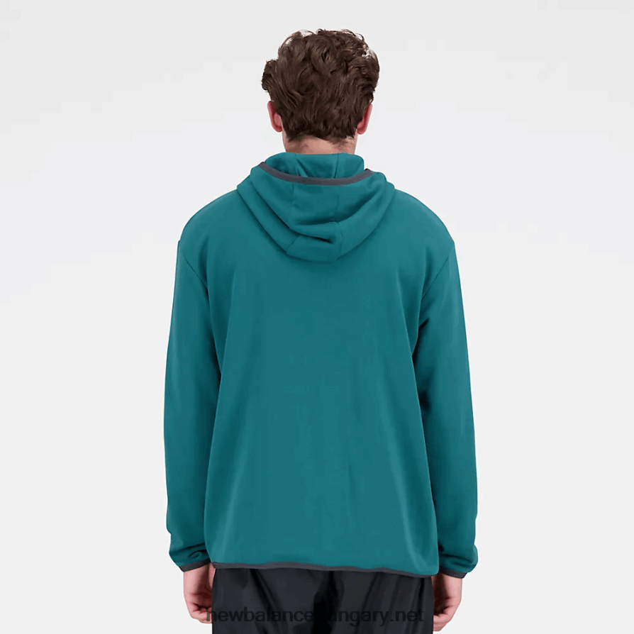 New Balance 6XH8F01810 férfiak frottír kapucnis pulcsinál